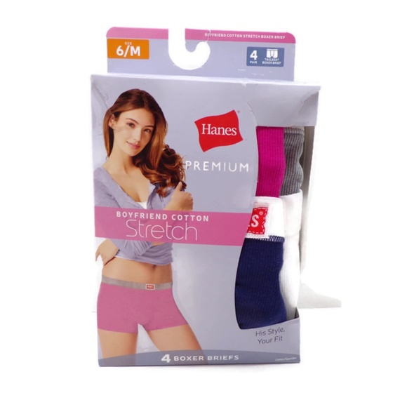 hanes premium boxer briefs women's